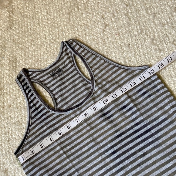 🛹 Converse Size Small Striped Racerback Tank Top - Picture 9 of 13